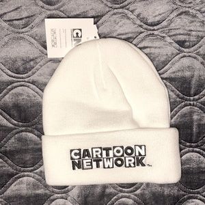 White Cartoon Network Beanie